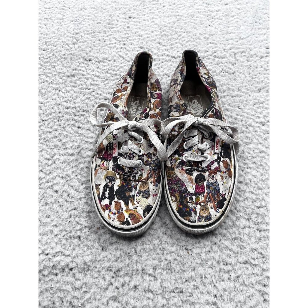 Vans ASPCA Sneakers Kids Unisex Size 3.5 50th Anniversary Cats and Dog